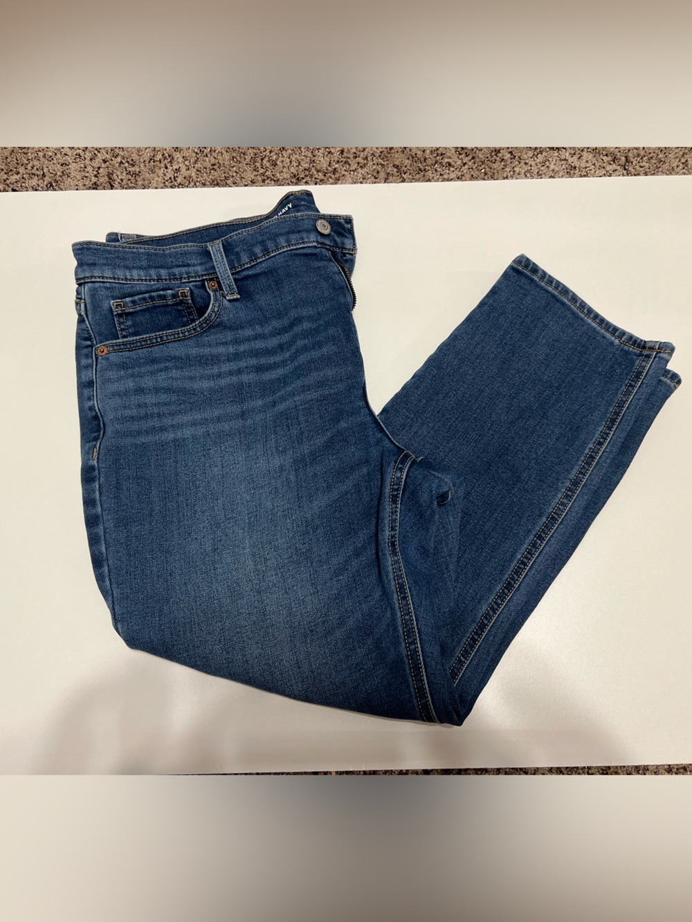 Old Navy women’s  Dark Blue Straight Jeans